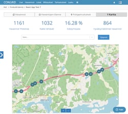 Kartta näkymä - Congrid Live